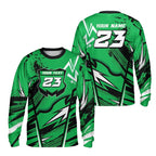 Custom Red Dirt Bike Long Sleeve Jersey Shirt For Men, Custom Dirt Bike Shirts ME0032