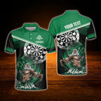 Poseidon Custom Darts Polo Shirt For Men, Custom Poseidon Dart Team Shirt