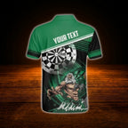 Poseidon Custom Darts Polo Shirt For Men, Custom Poseidon Dart Team Shirt