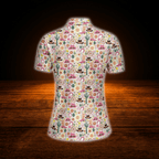 Cactus Cowgirl Women's Golf Polo Shirt, Western Golf Shirt Women