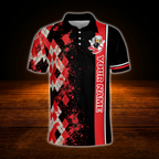 Custom Beer Argyle Bowling Polo Shirt For Men, Custom Beer Bowling Team Shirt
