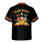 Custom Retro Bowling Hawaiian Shirt For Men, Custom Retro Bowling Team Shirts BE0078