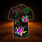 Custom Colorful Neon Bowling Polo Shirts For Men, Custom Bowling Team Shirts