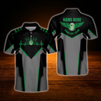 Custom Team Purple Bowling Polo Shirts For Men, Custom Bowling Team Shirts